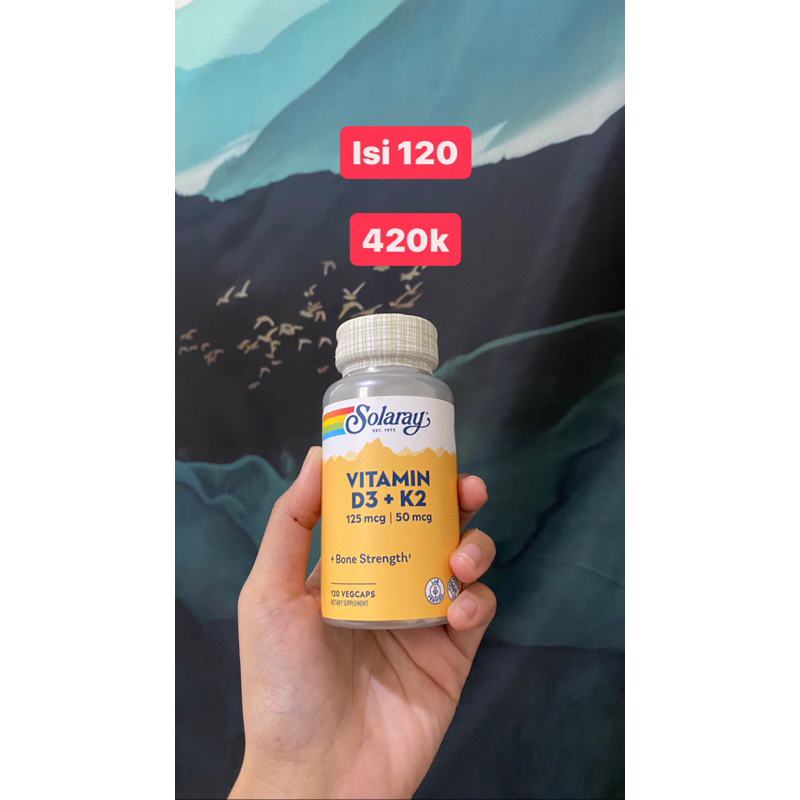 Solaray Vit D + K2 5000IU