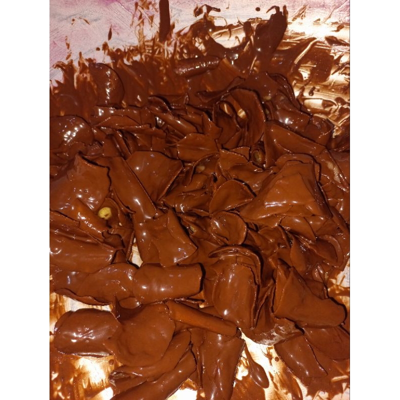 

kripik singkong lumer rasa coklat/cemilan/makanan ringan/jajanan