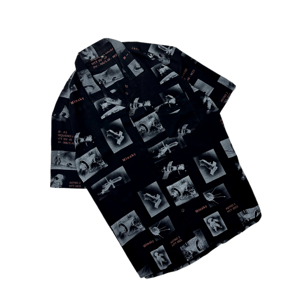 MNKY KEMEJA DISCHARGE / SABLON DISCHARGE / SHIRT / Unisex / Satellite