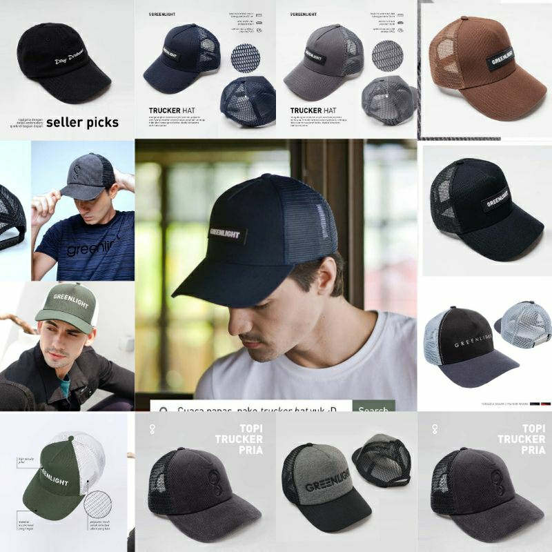 Topi Baseball GREENLIGHT Original, TERMURAH DI BUMI