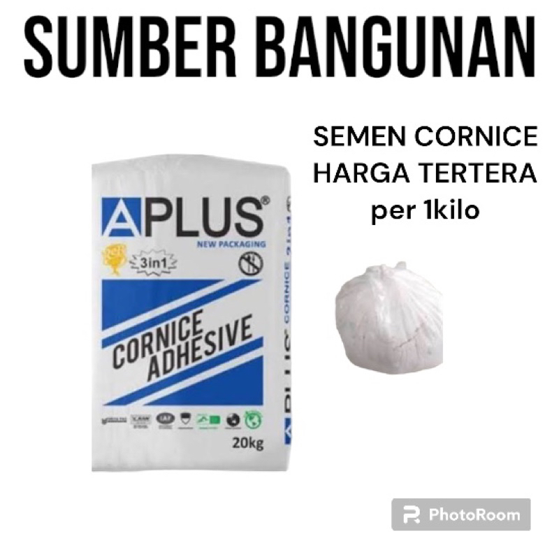 SEMEN CORNICE / SEMEN GYPSUM / DEMPUL GYPSUM PER 1kilo