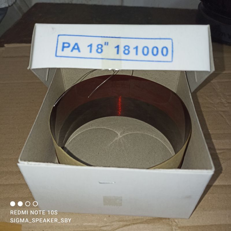 Voice Coil Speaker 15 - 18 inch / Spoll speaker 18 inch  PA 181000 Capton