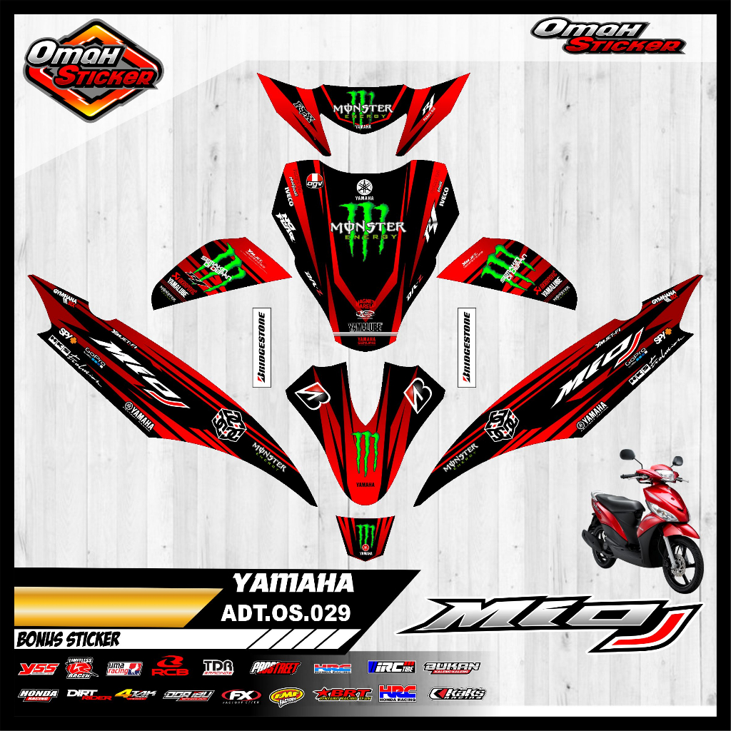 decal mio j full body .stiker decal mio j full body. ADT.029