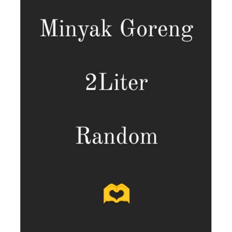 

Minyak Goreng Random
