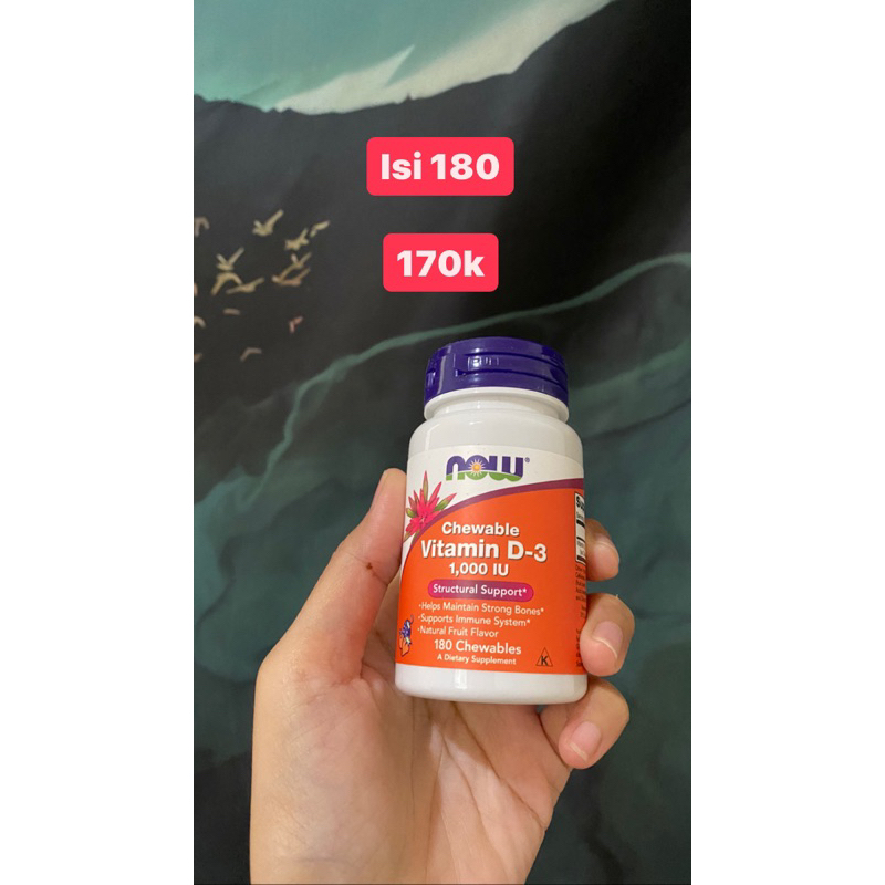 NOW chewable Vit D 1000IU