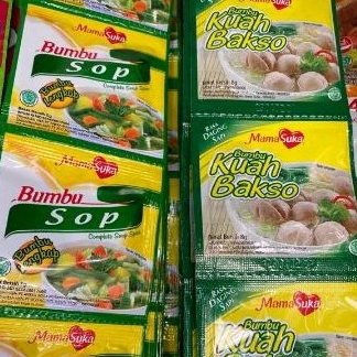 

rentengan/1 pack bumbu instan sop dan kuah bakso