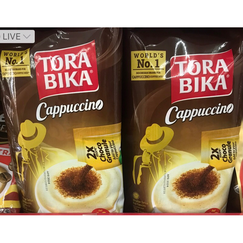 

TORABIKA CAPPUCINO ISI 10 x 25g