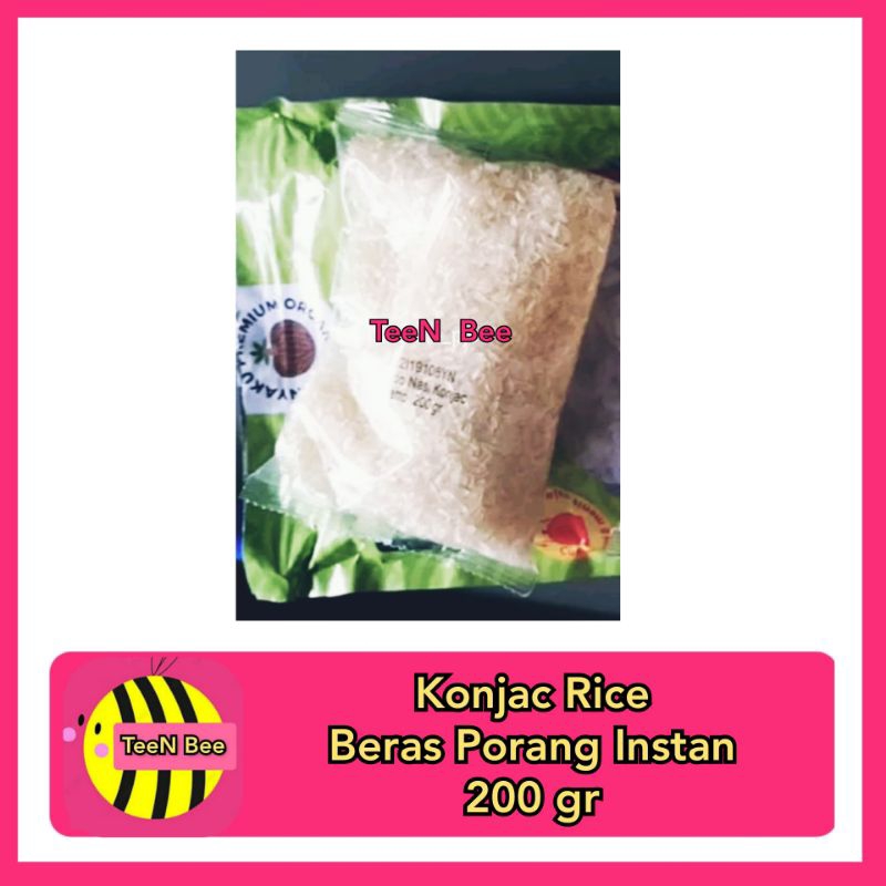 

LIVE XTRA - Konjac Rice Beras Porang Shirataki Instan 200gr