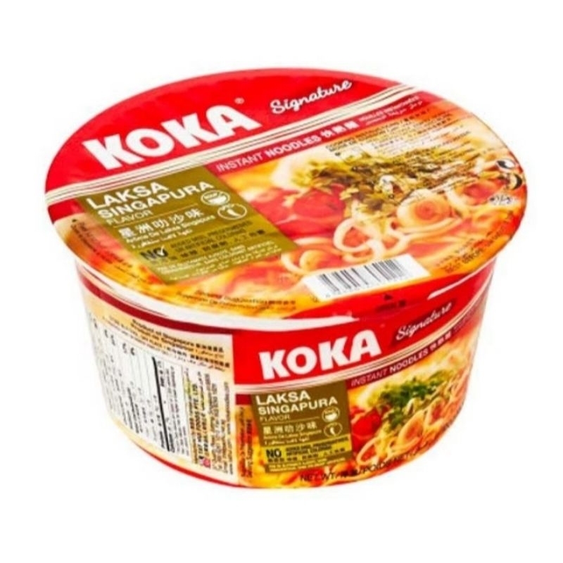 

KOKA LAKSA SINGAPORE BOWL NOODLE 90GR
