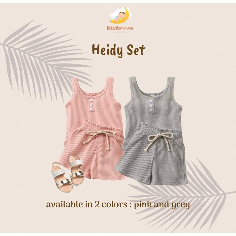 Heidy Set / Pakaian Anak Heidy Set/ Baju Anak Heidy Set
