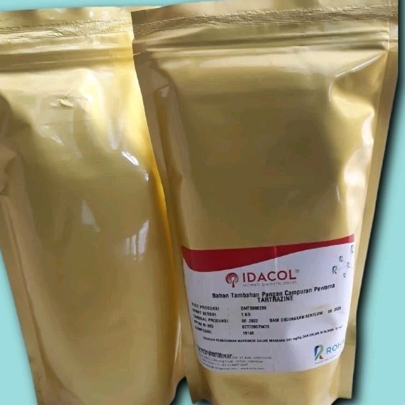 

Pewarna Makanan KUNING TARTAZIN / IDACOL TARTAZINE 1KG
