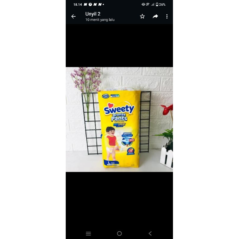 pampers sweety pants