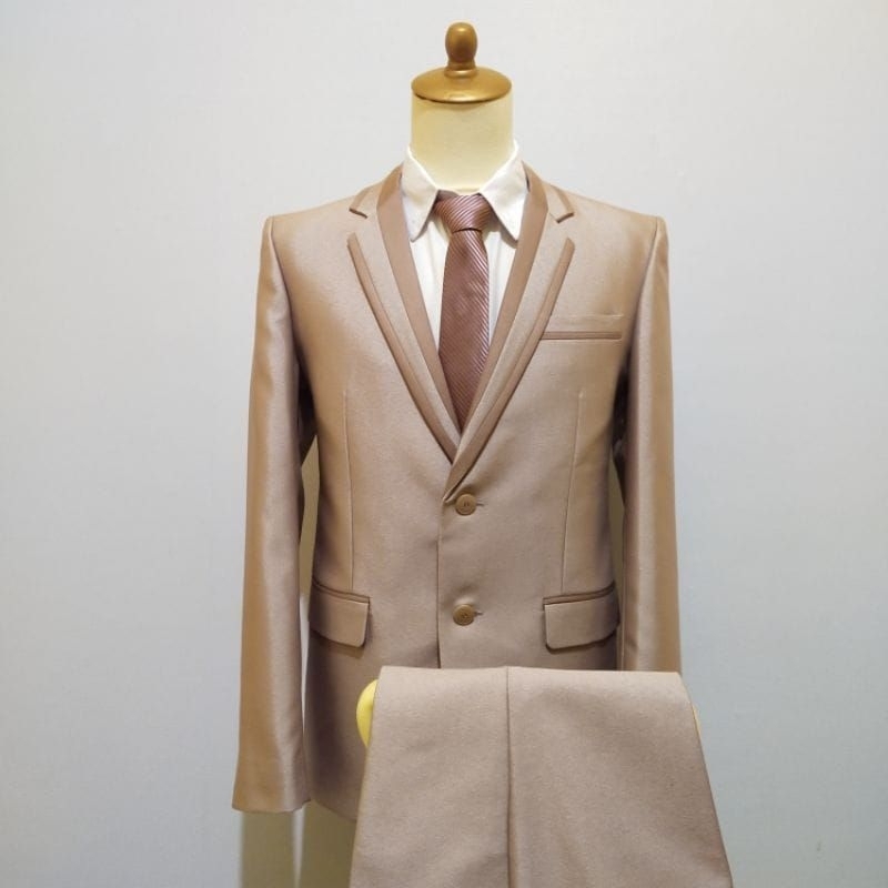 setelan jas pria dewasa pria pengantin semi wool import jas formal jas wedding 1 setelan jas dan cel