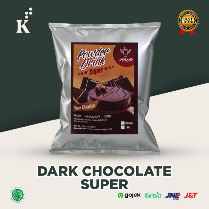 

Bubuk Minuman Super rasa Dark Choco 1 kg - Javaland