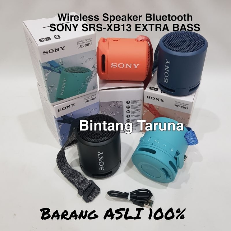 Speaker Bluetooth Sony SRS-XB13 Portable Bluetooth Wireless Speaker SONY SRS-XB13