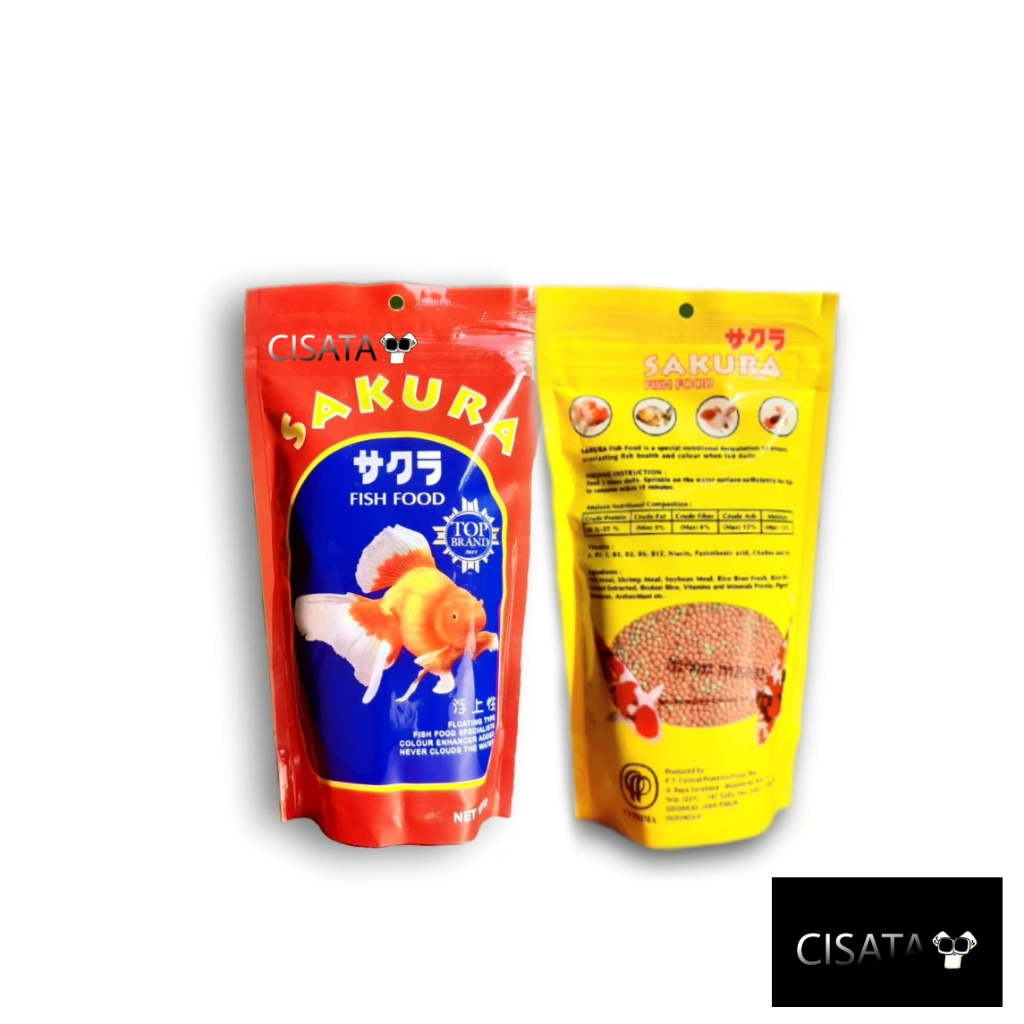 PELET SAKURA PAKAN IKAN MAS KOKI DAN IKAN KECIL
