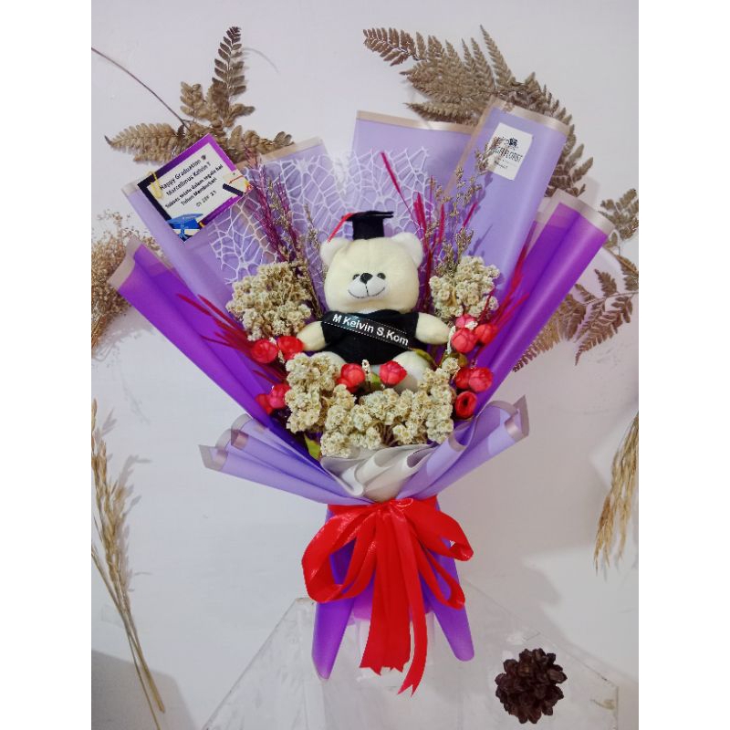 BUKET BONEKA | BUKET BUNGA EDELWEIS ASLI