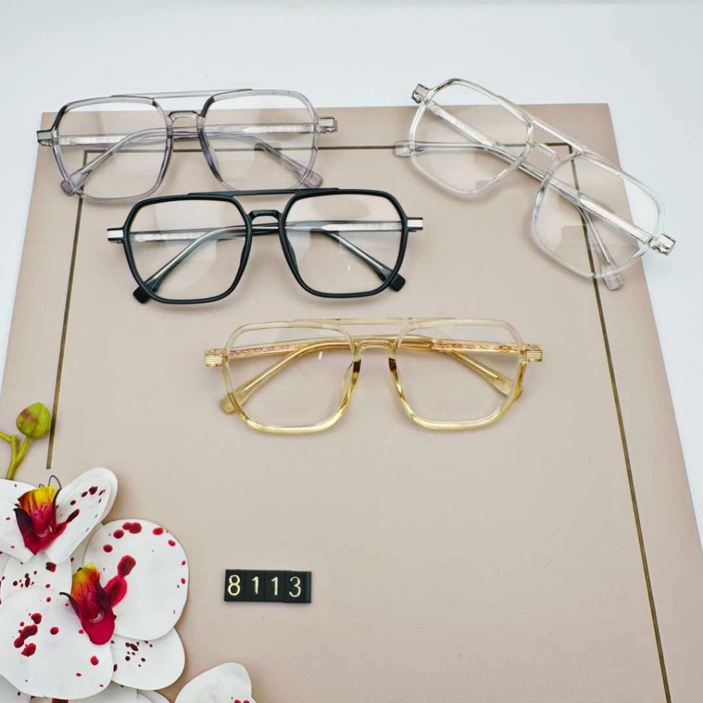KACAMATA BENING WANITA/PRIA FASHION NORMAL 8113/FRAME KACAMATA/KACAMATA FASHION UV/