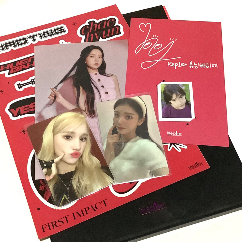 kepler kep1er xiaoting bahiyyih album first impact photocard postcard pc