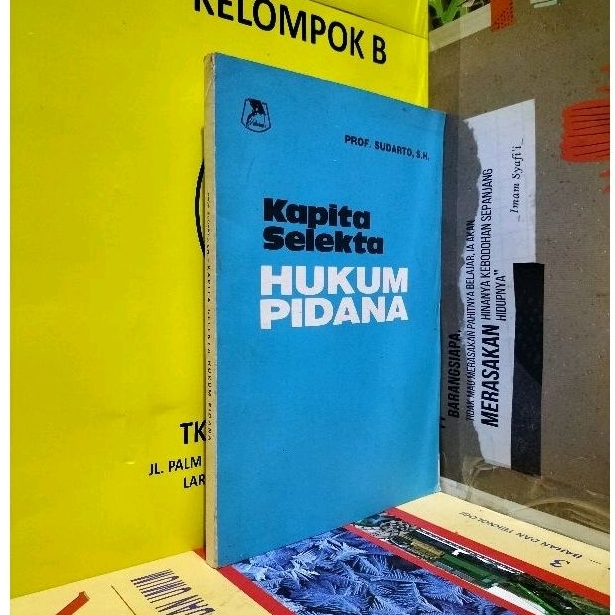 KAPITA SELEKTA HUKUM PIDANA