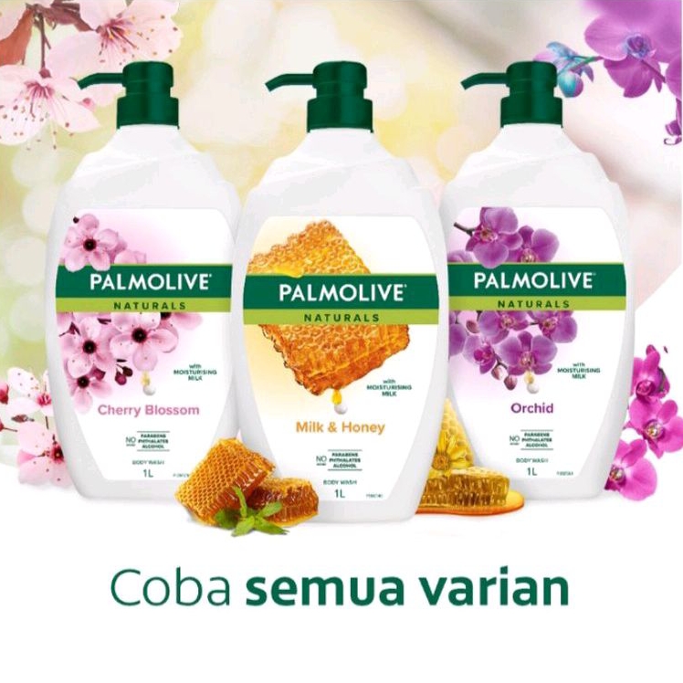 Palmolive Body Wash / Palmolive Sabun Mandi Cair  1 Liter