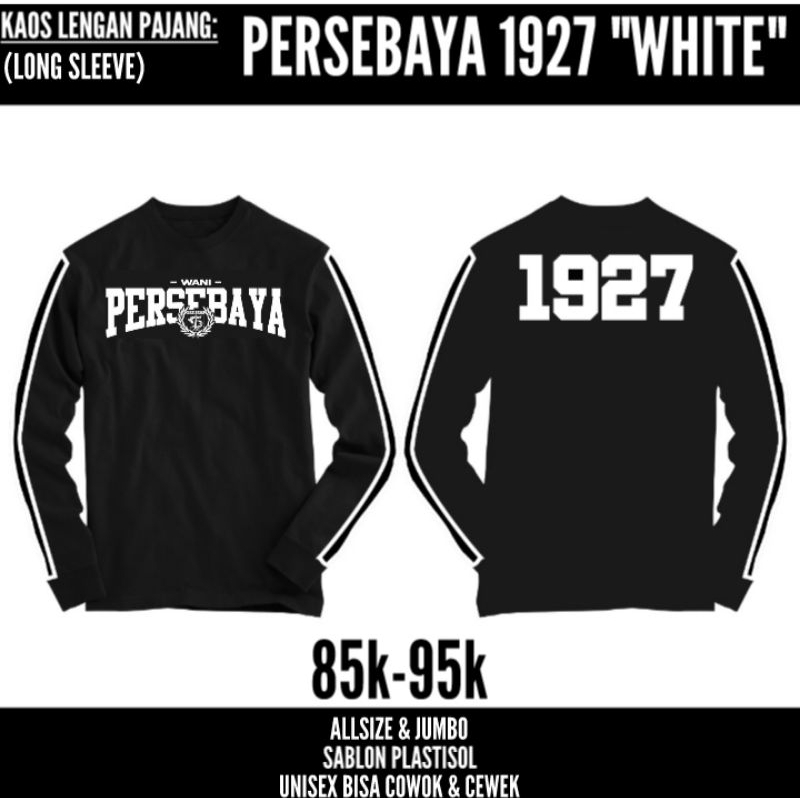 kaos lengan panjang persebaya