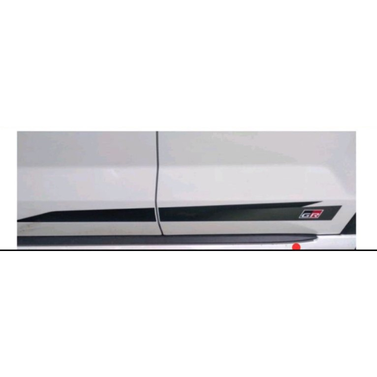 Stiker Sticker Body Mobil Samping Avanza Xenia Veloz 2022 2023 2024 UP GR Hitam Silver