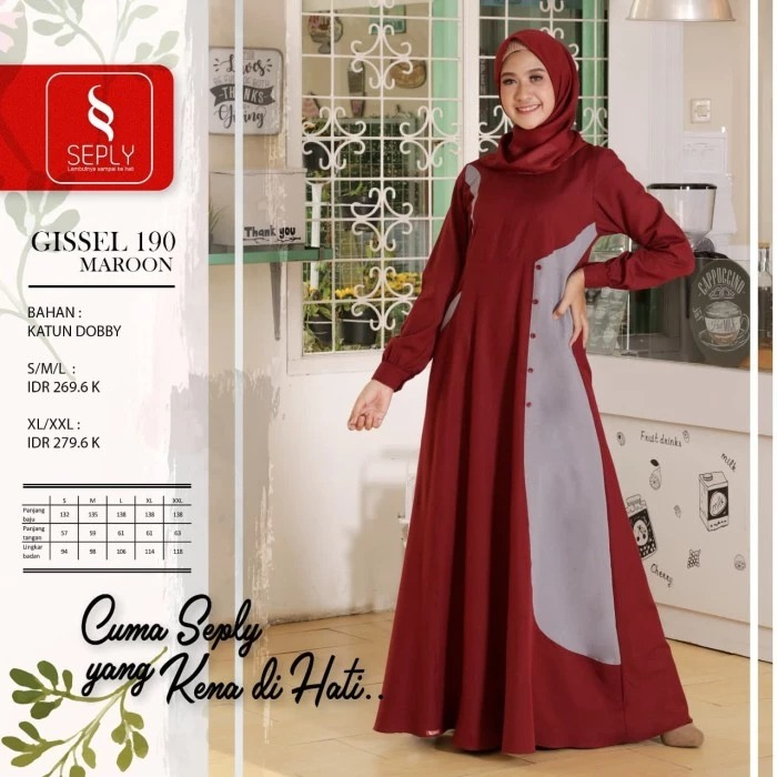 GAMIS SEPLY GISSEL 190 MAROON