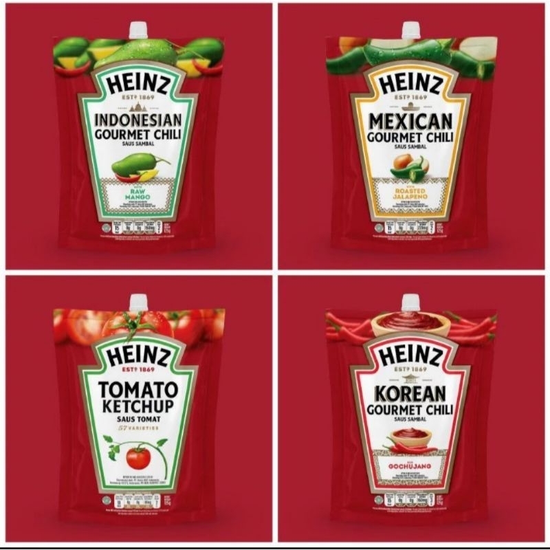 

✔ HEINZ SAUS SAMBAL Kemasan Pouch