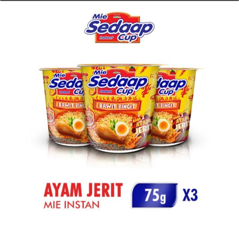 

SEDAAP MIE INSTAN CUP AYAM JERIT