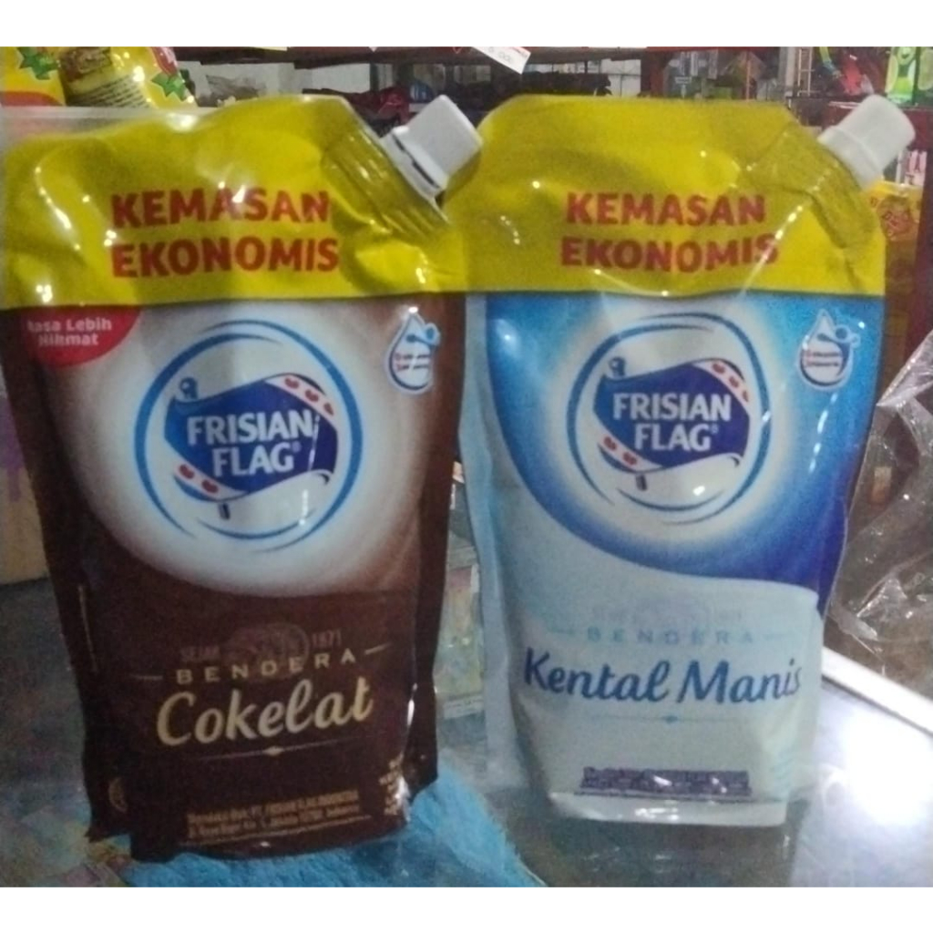 

Frisian Flag Pouch 545g (bonus indomilk 1pcs)