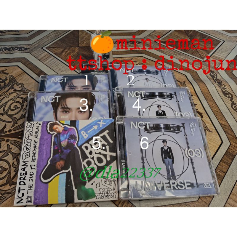Jewel case NCT universe/digipack jaemin.