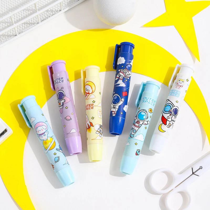 

ASTRONOT - Penghapus Bentuk Lipstick Karakter Lucu / Penghapus Pensil Mekanik / Hapusan Eraser Lipstik / Mechanical Eraser