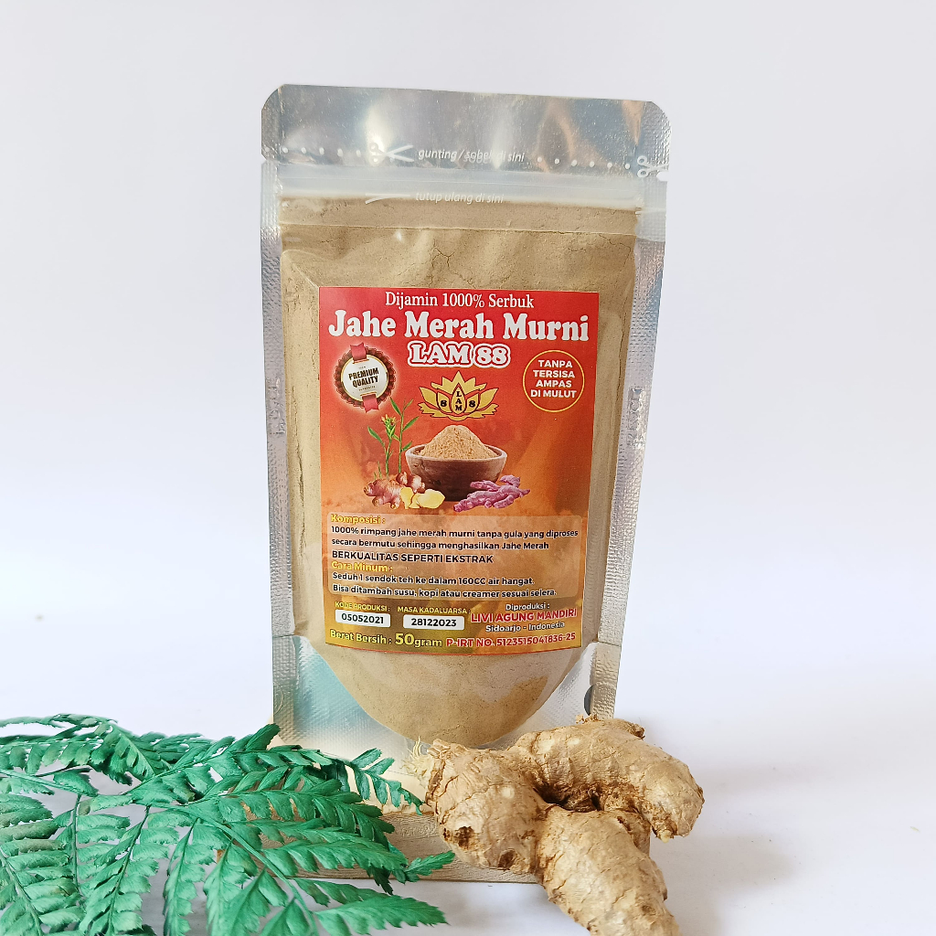 

minuman jahe merah murni lam 88