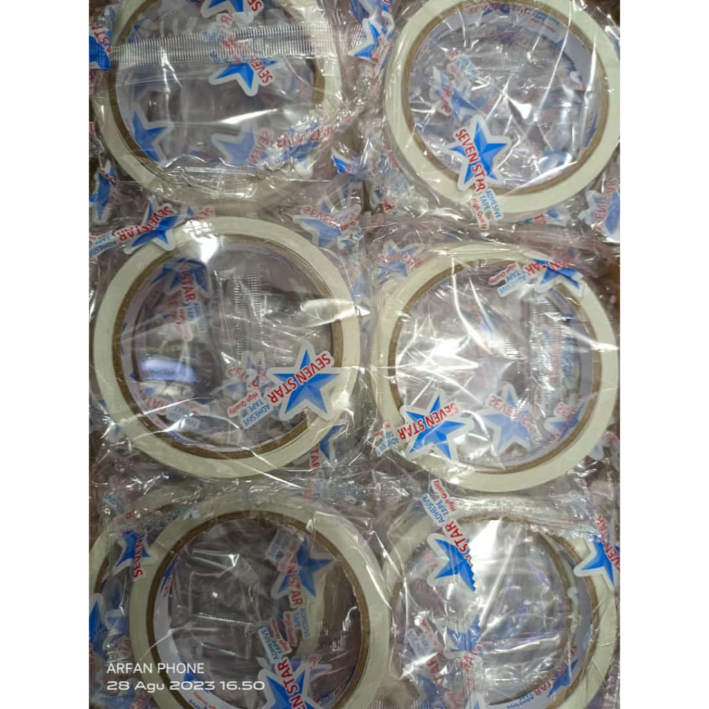 

Double tape/Isolasi Bolak Balik/Double Tape/Goal Tape 12 mm/24 mm