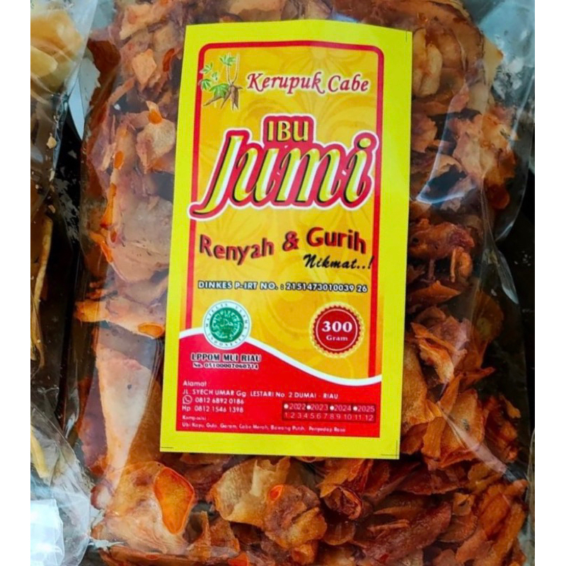 

Kerupuk Cabe Ibu Jumi