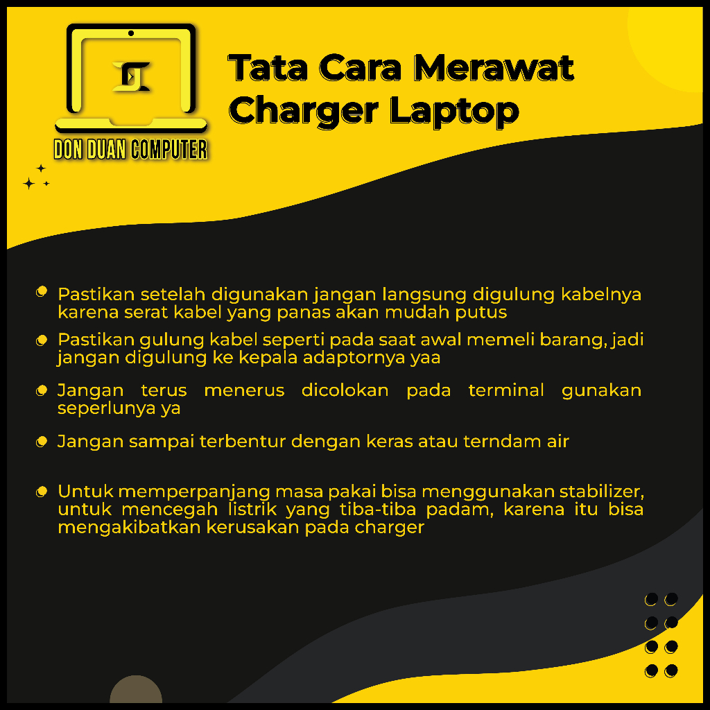 Charger Laptop Asus  K401 K401L K401LB A442U A442UR A442UF 65Watt (4.0*1.35mm)-4