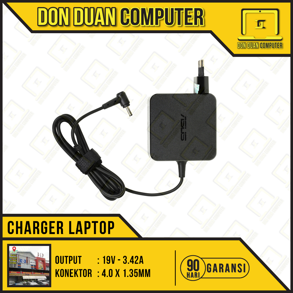 Charger Laptop Asus  K401 K401L K401LB A442U A442UR A442UF 65Watt (4.0*1.35mm)-1