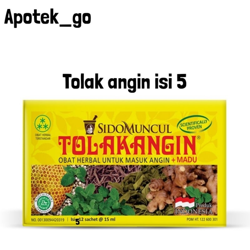 Tolak Angin Cair + Madu 15 ml Box TOLAK ANGIN FLU TOLAK ANGIN ANAK