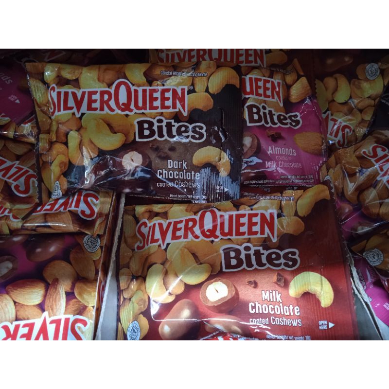 

Silverqueen Bites Milk/Dark/Almond Chocolate 30 Gram