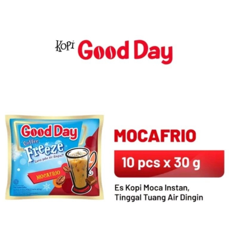 

Good Day Freeze Mocafrio 1 Renceng 10 Sachet - Gallery Shanum