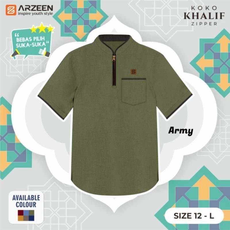 arzeen koko dewasa baju muslim cowok