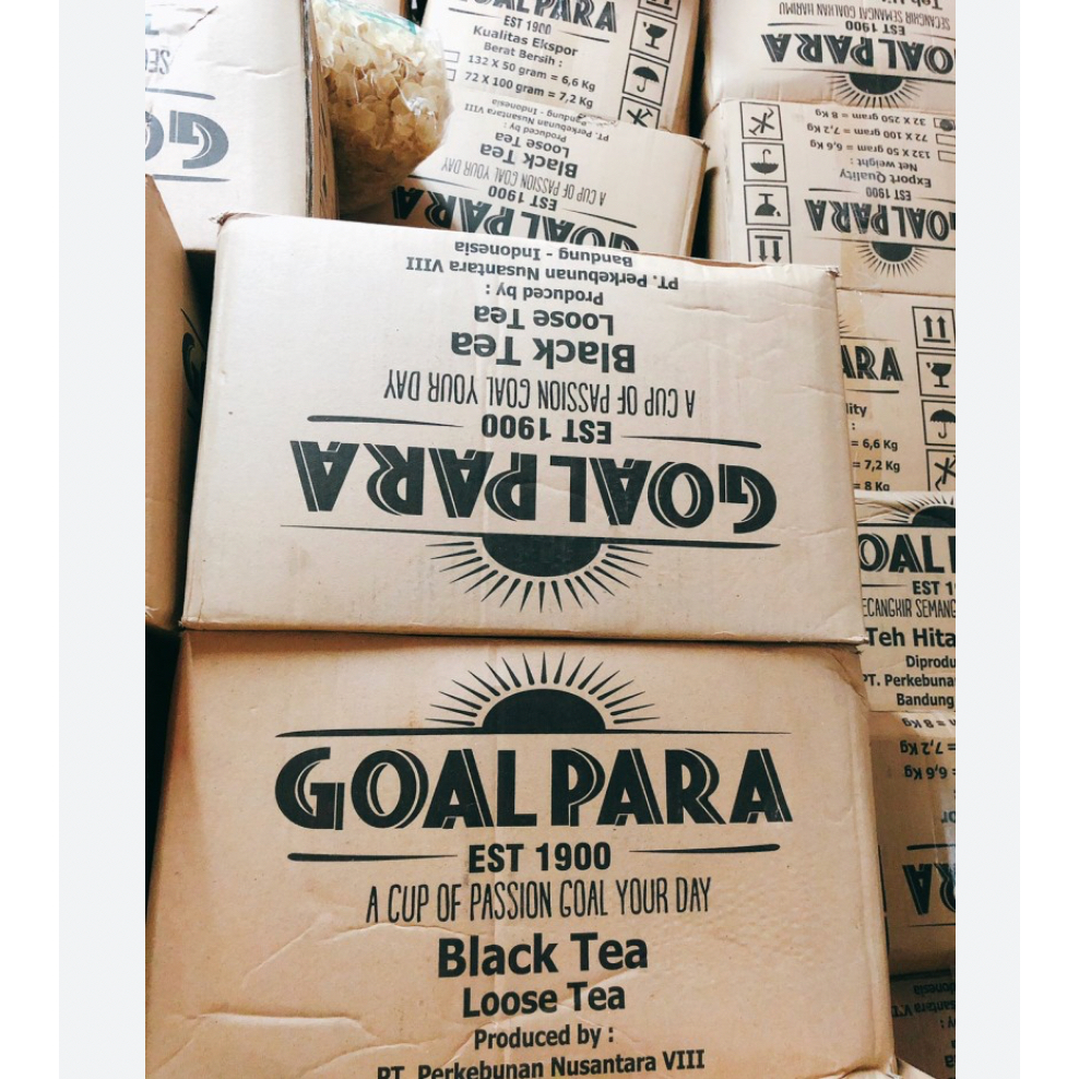 

Teh Goalpara 100gr (1 dus isi 72pcs / 12pack)