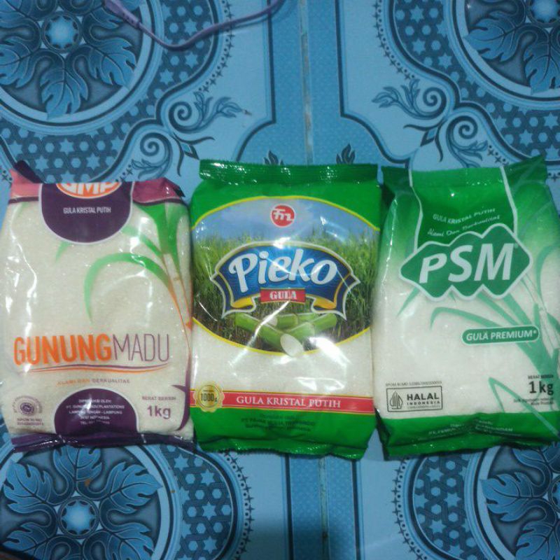 

Gula Kemasan 1 kg (random)