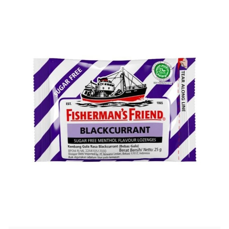 

FISHERMAN'S FRIEND Permen Sugar Free Blackcurrant 25 g