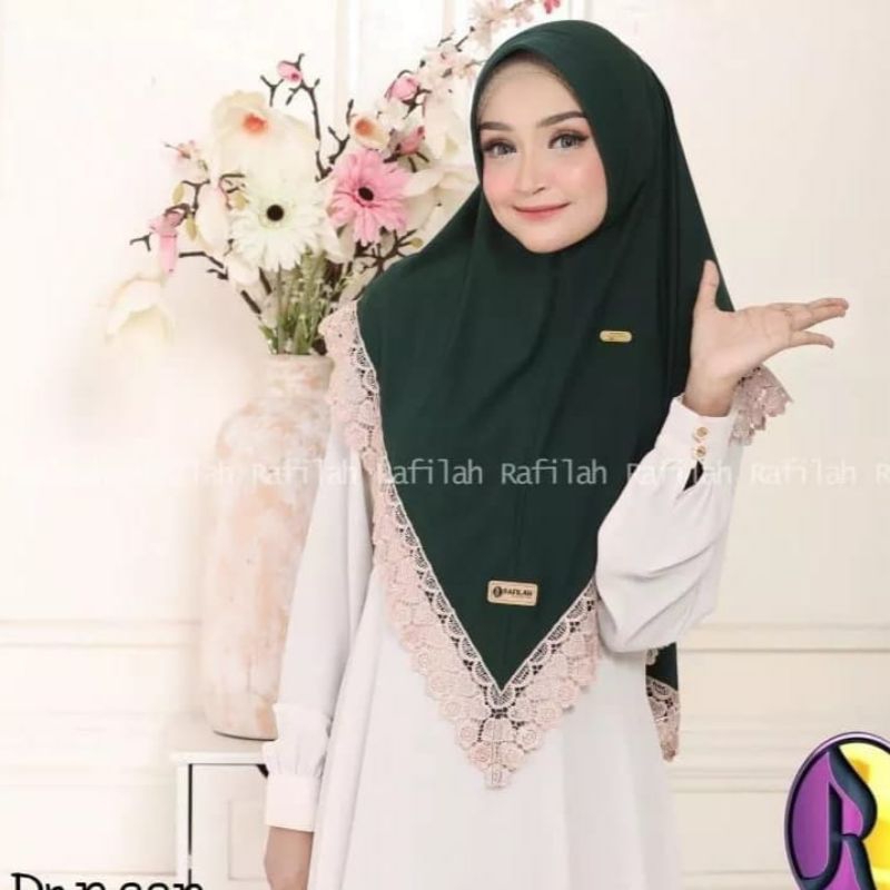 HIJAB DANEEN RENDA BY ORIGINAL RAFILAH HIJAB // HIJAB DANEEN RAFILAH RENDA ORIGINAL BAHAN JERSEY