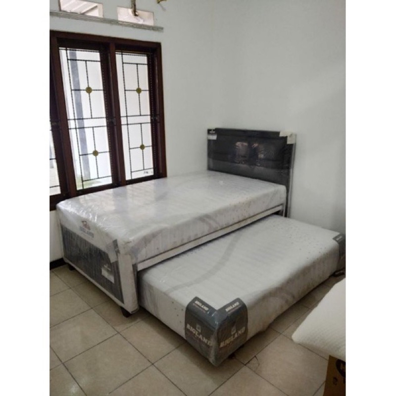 PROMO] Twin 2in1 Sorong Bigland tetris ukuran 120x200  springbed atas bawah