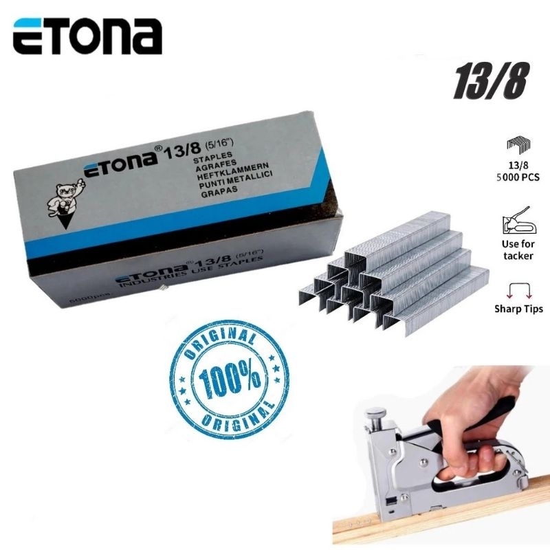 Isi Stapler Tembak Etona 13/8 - Refill Gun Tacker Etona 13/8