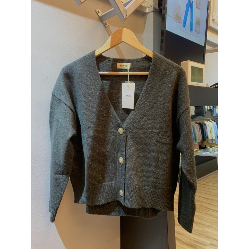 Nueta - Ryu cardigan misty black