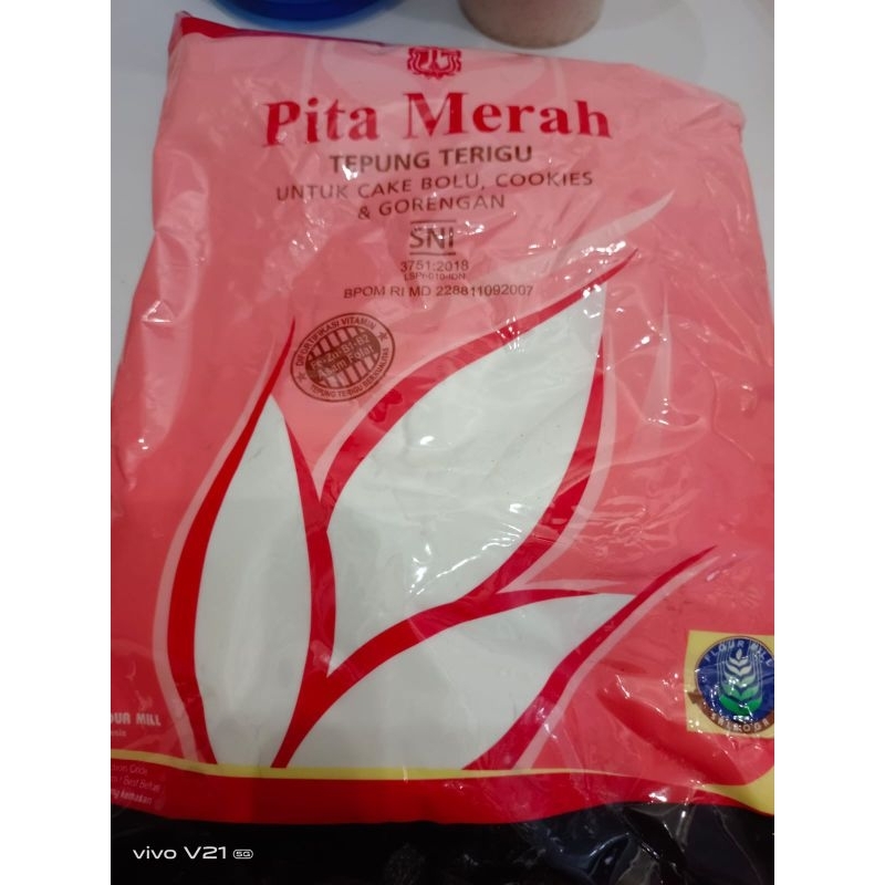 

Tepung Terigu Pita Merah 1kg